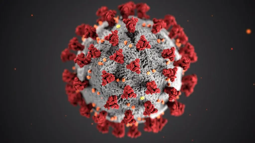 Covid 19 illustration av sjukdom virus