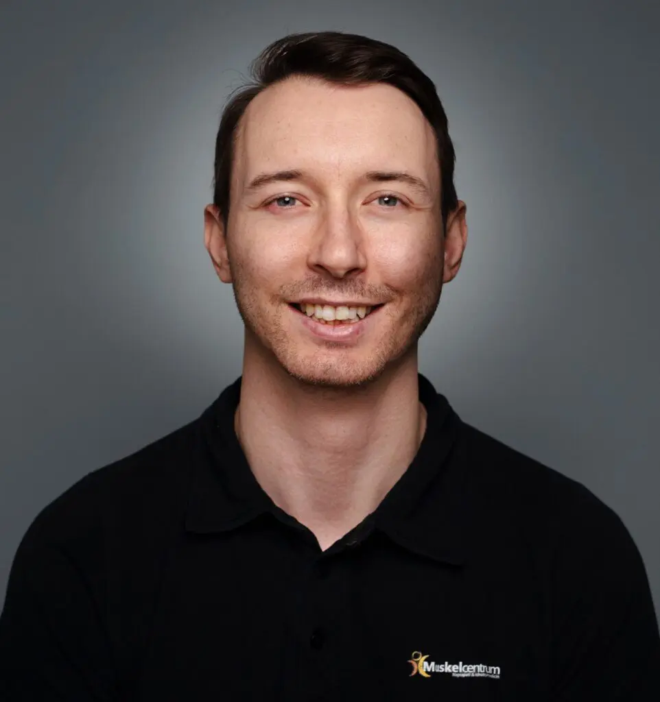 Porträtt av terapeuten Guy French