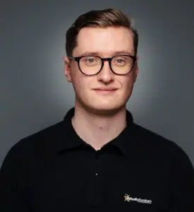 Porträtt av terapeuten Hugo Rosander