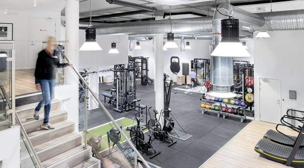 Gym WE bild på gym gymutrustning