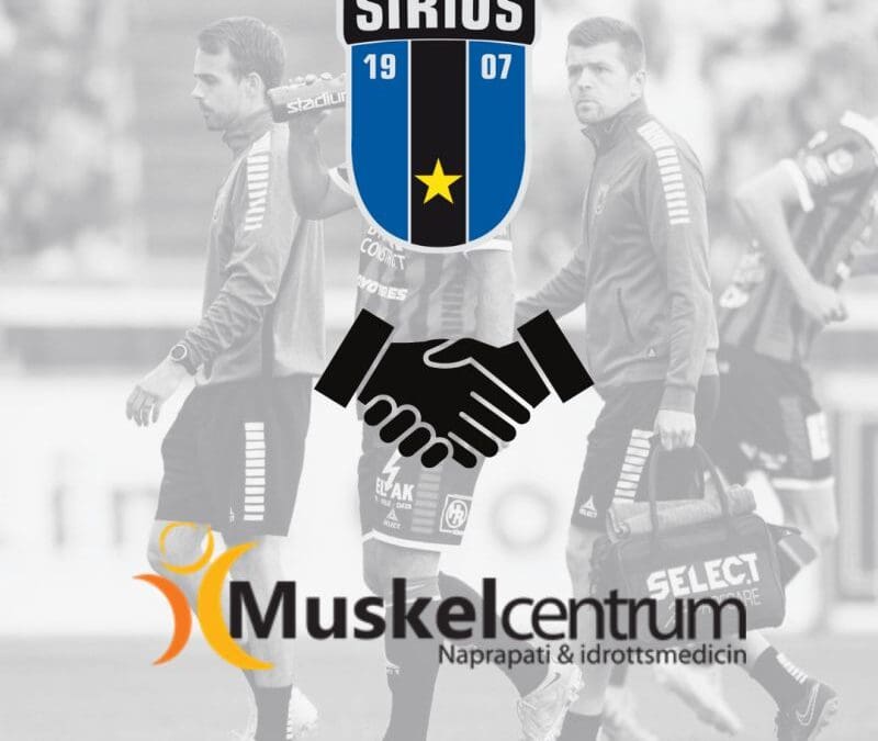 Sirius fotboll förlänger avtalet med Muskelcentrum